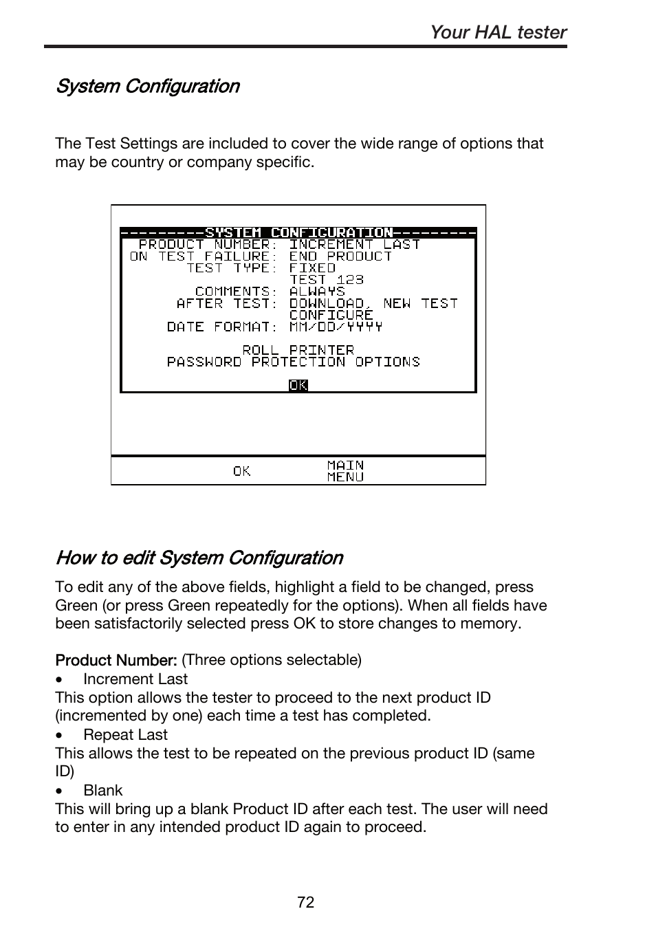 System configuration, How to edit system configuration | Seaward ClareHAL User Manual | Page 73 / 164