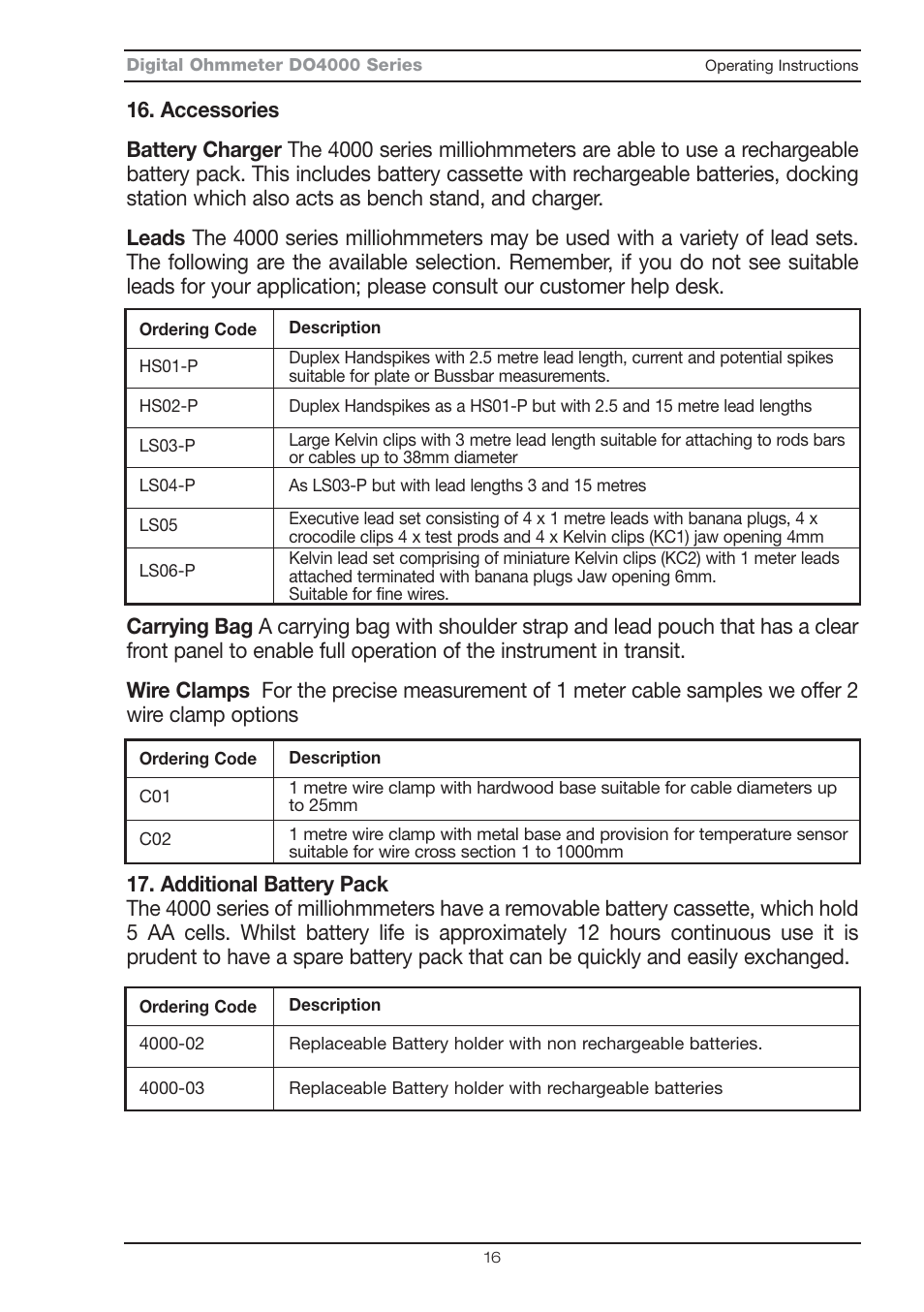 Seaward DO4000 User Manual | Page 18 / 22