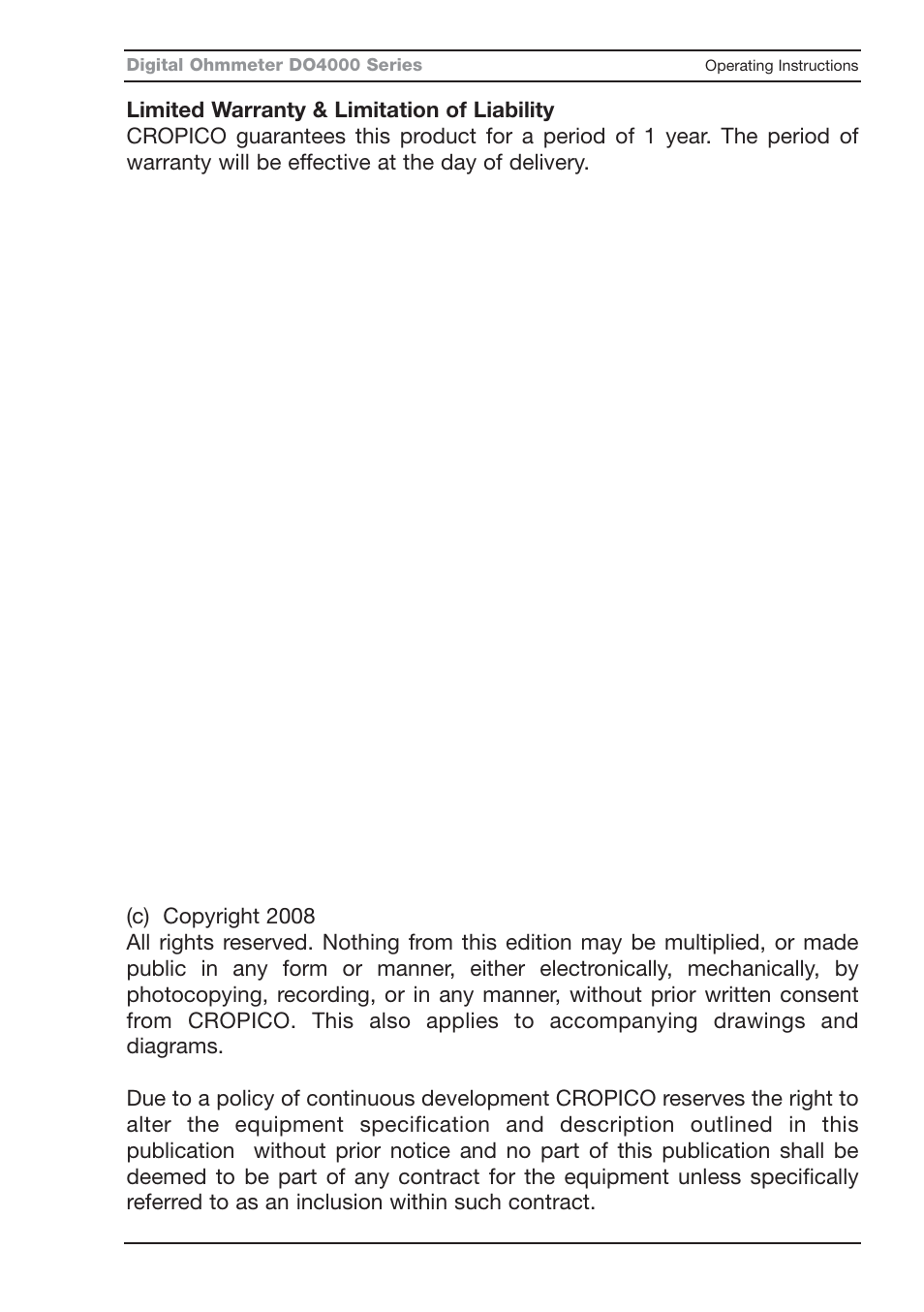 Seaward DO4000 User Manual | Page 2 / 22