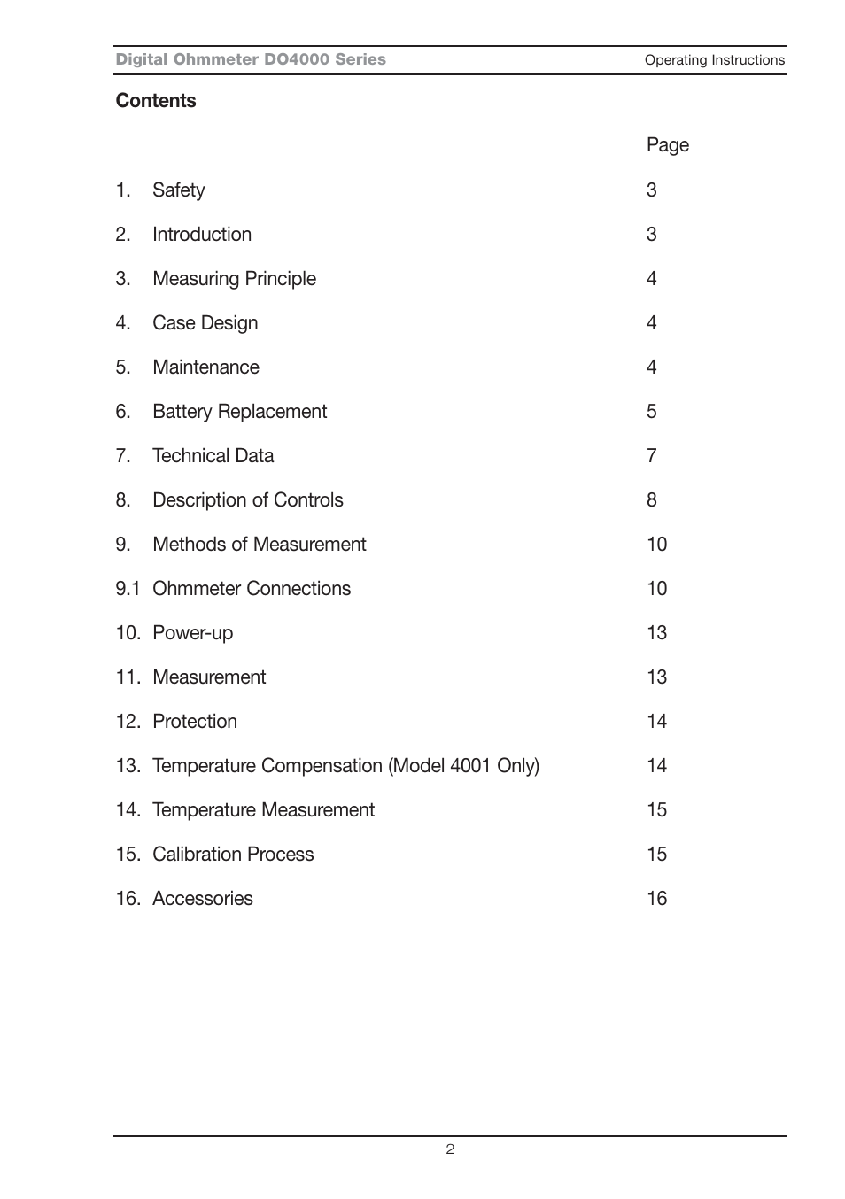 Seaward DO4000 User Manual | Page 4 / 22