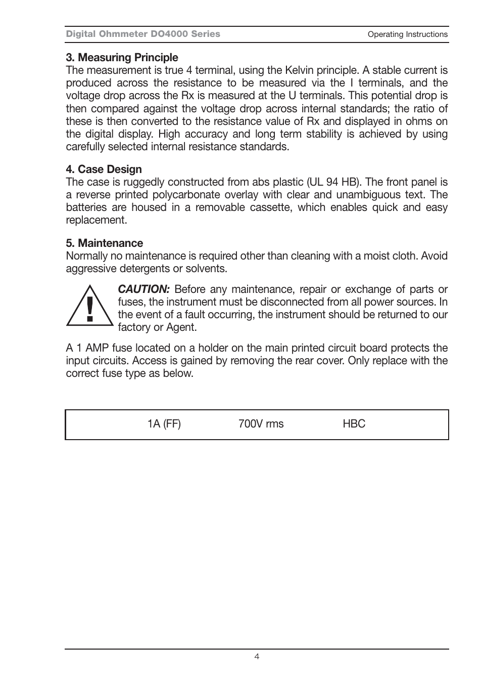 Seaward DO4000 User Manual | Page 6 / 22