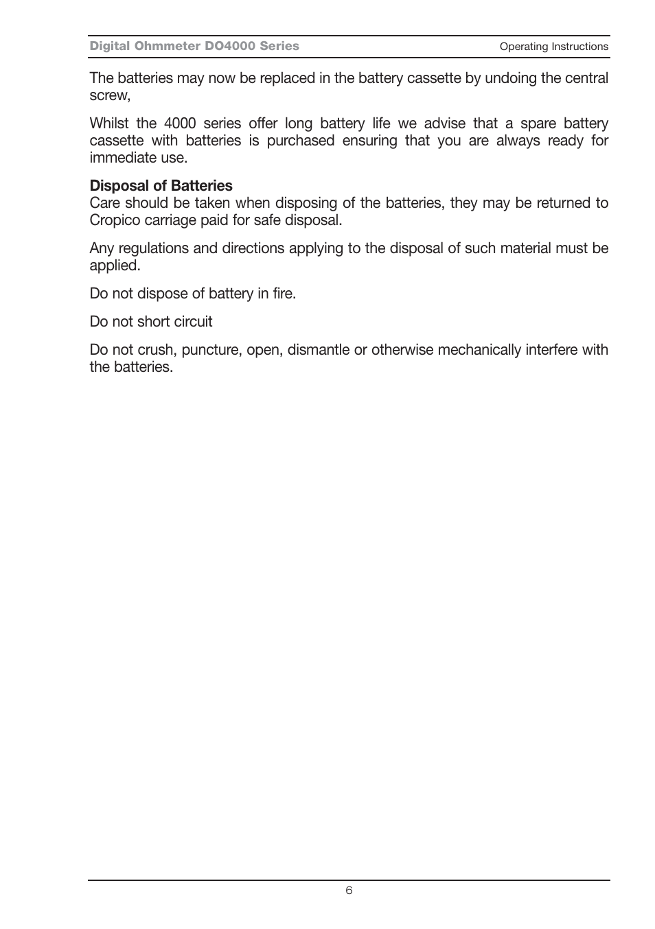 Seaward DO4000 User Manual | Page 8 / 22