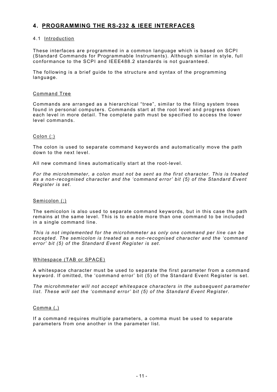 Seaward DO5000 Interface User Manual | Page 11 / 41
