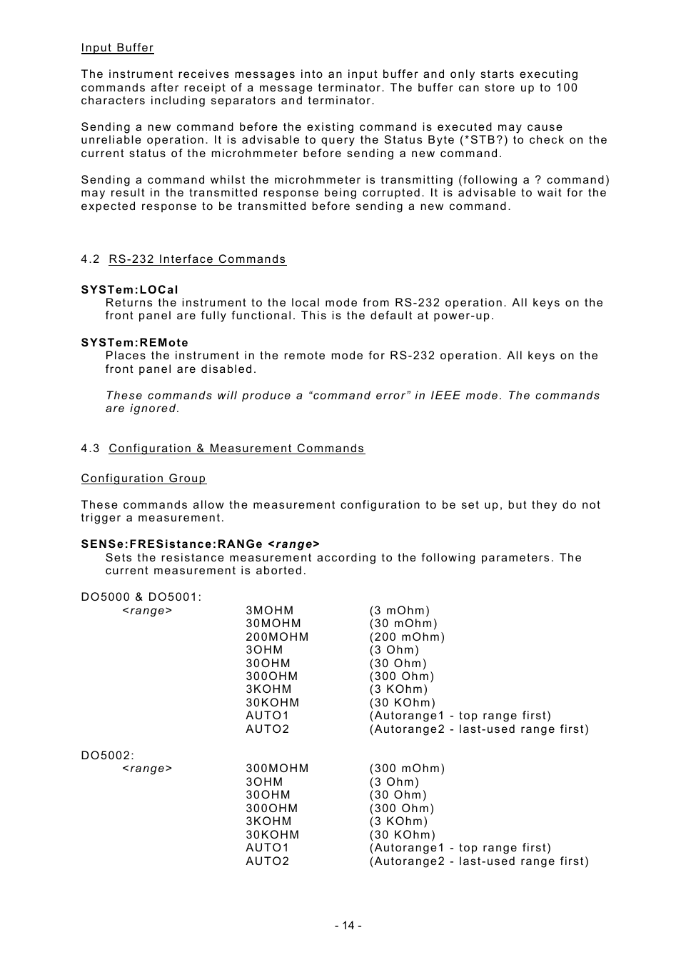 Seaward DO5000 Interface User Manual | Page 14 / 41