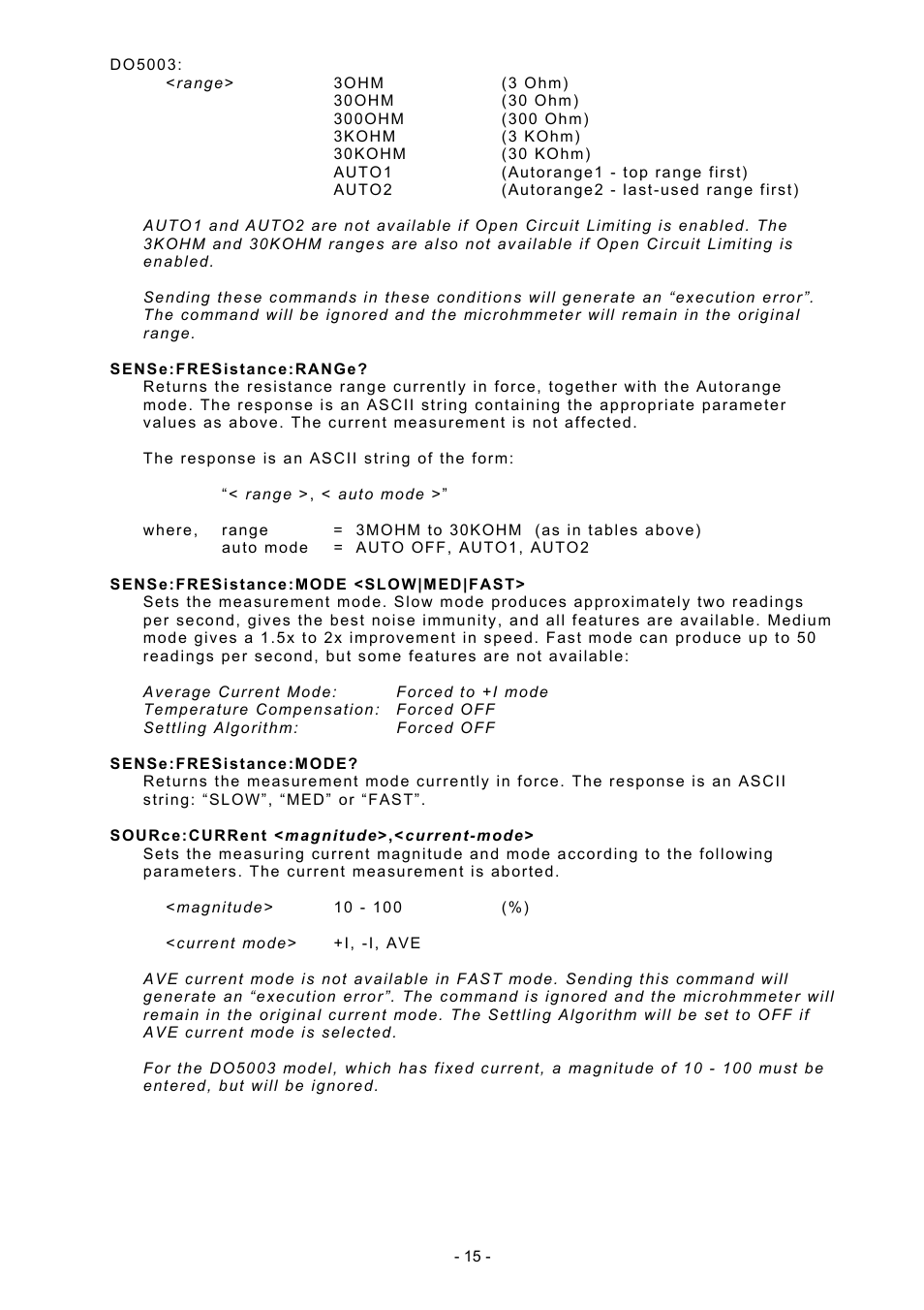 Seaward DO5000 Interface User Manual | Page 15 / 41