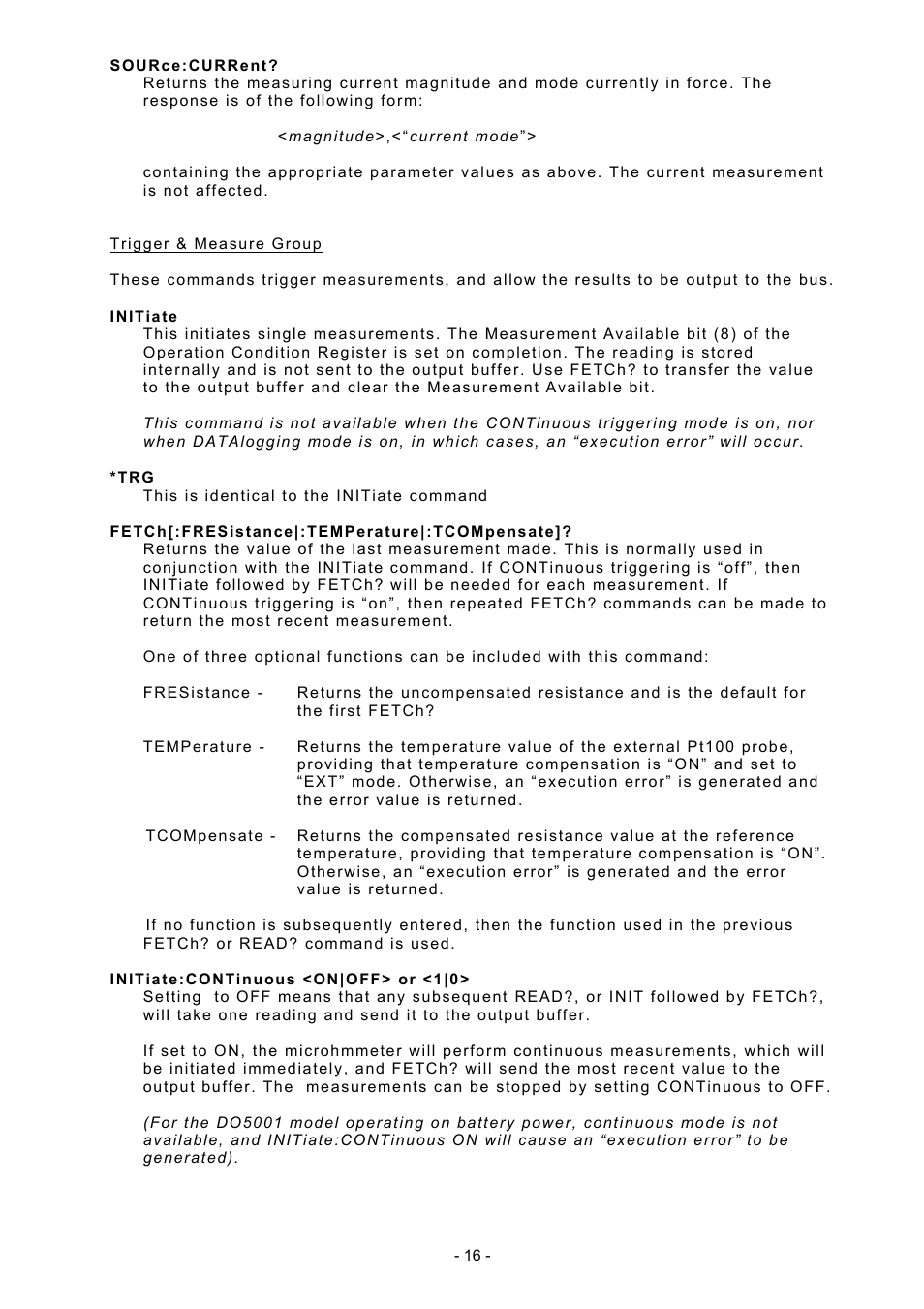 Seaward DO5000 Interface User Manual | Page 16 / 41