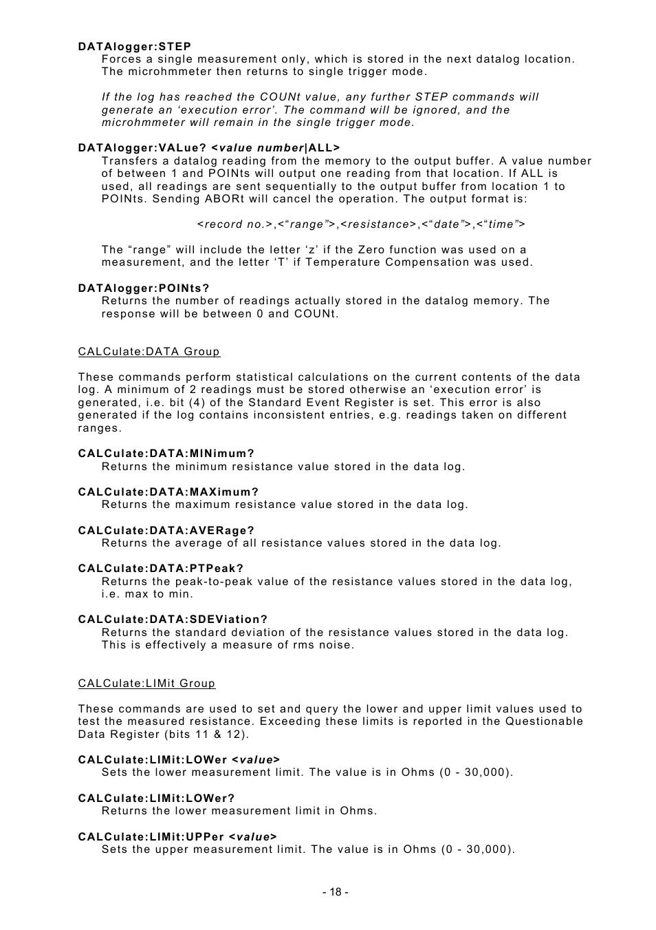 Seaward DO5000 Interface User Manual | Page 18 / 41