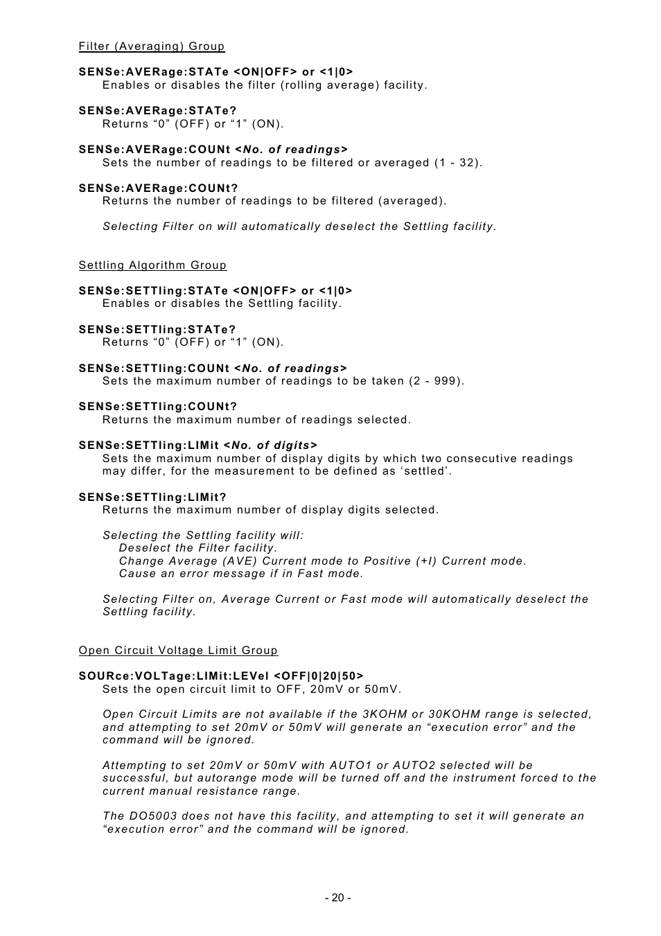 Seaward DO5000 Interface User Manual | Page 20 / 41