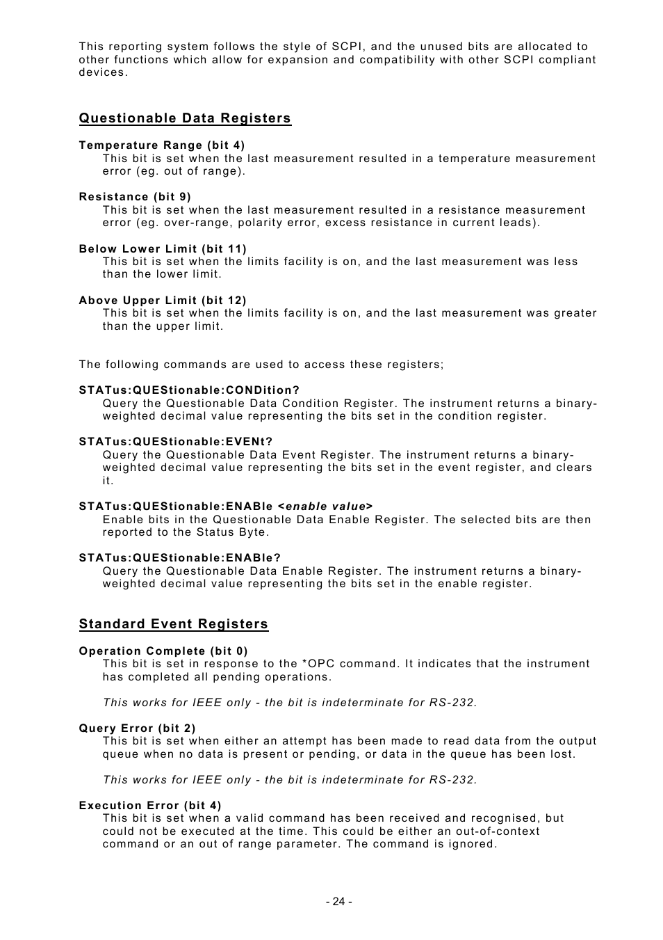 Seaward DO5000 Interface User Manual | Page 24 / 41