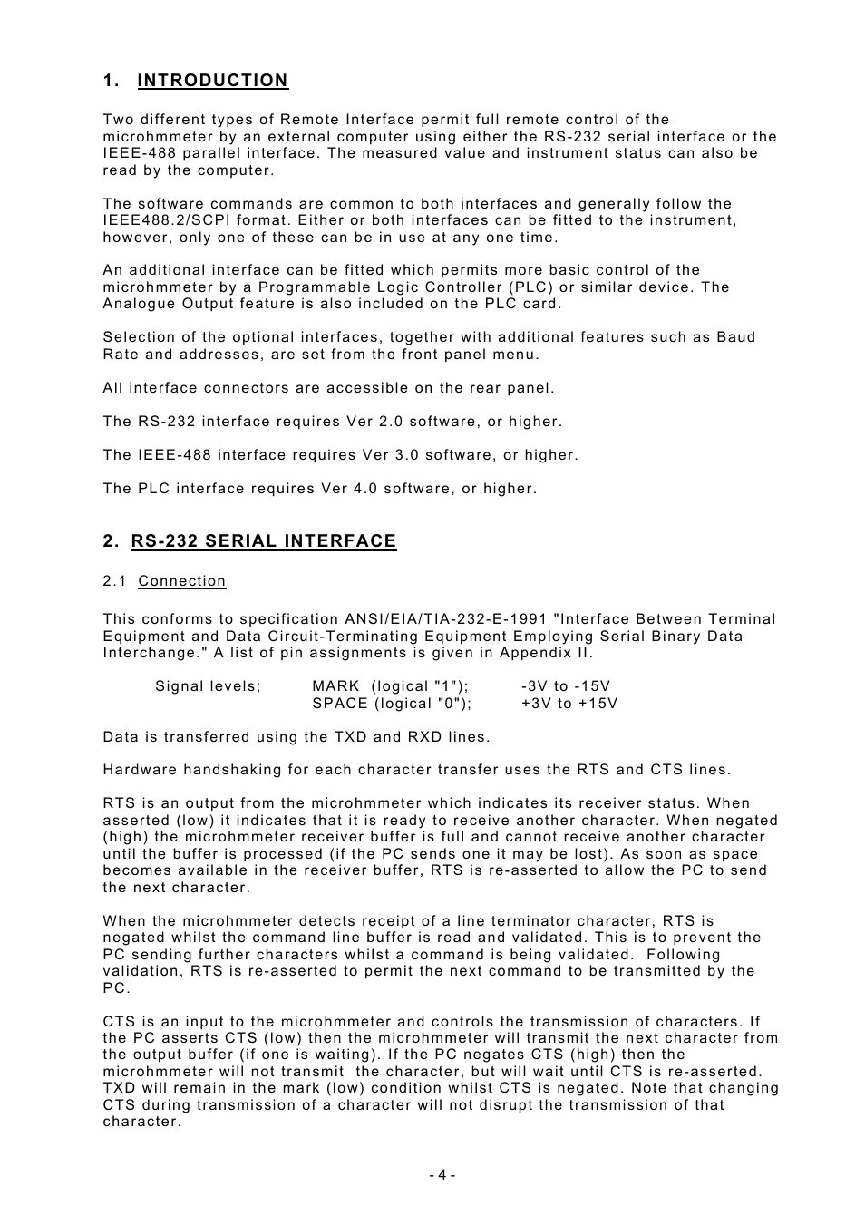 Seaward DO5000 Interface User Manual | Page 4 / 41