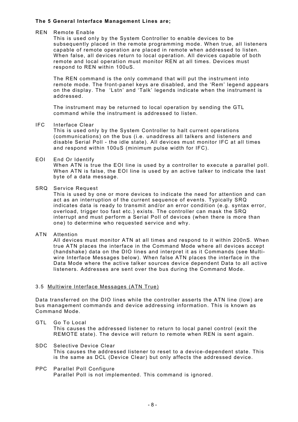 Seaward DO5000 Interface User Manual | Page 8 / 41