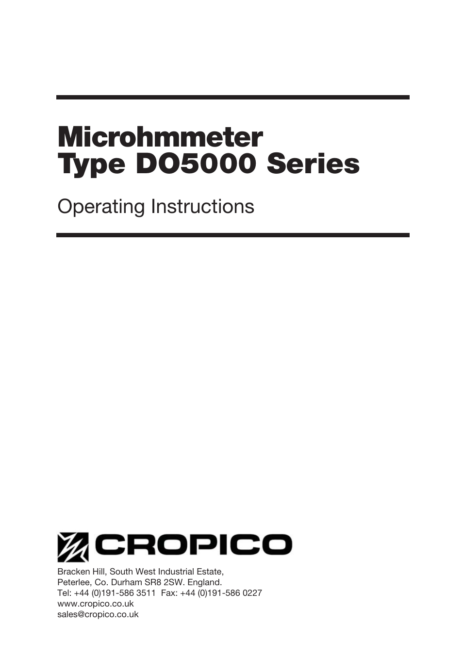 Seaward DO5000 Series User Manual | 36 pages