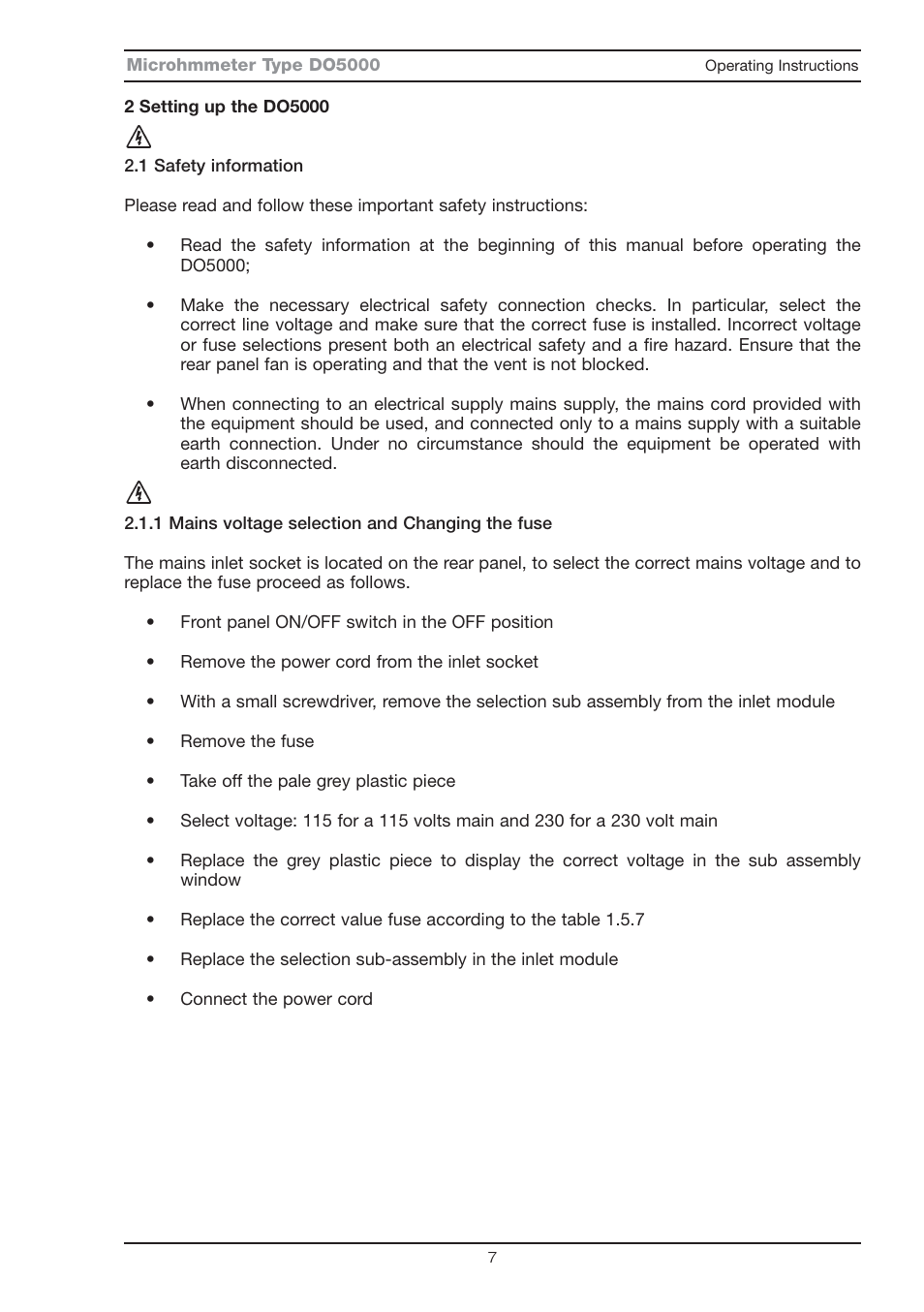 Seaward DO5000 Series User Manual | Page 12 / 36