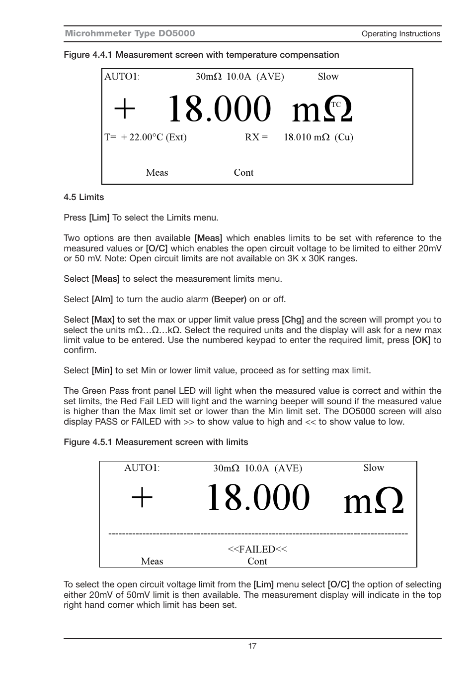 000 m | Seaward DO5000 Series User Manual | Page 22 / 36