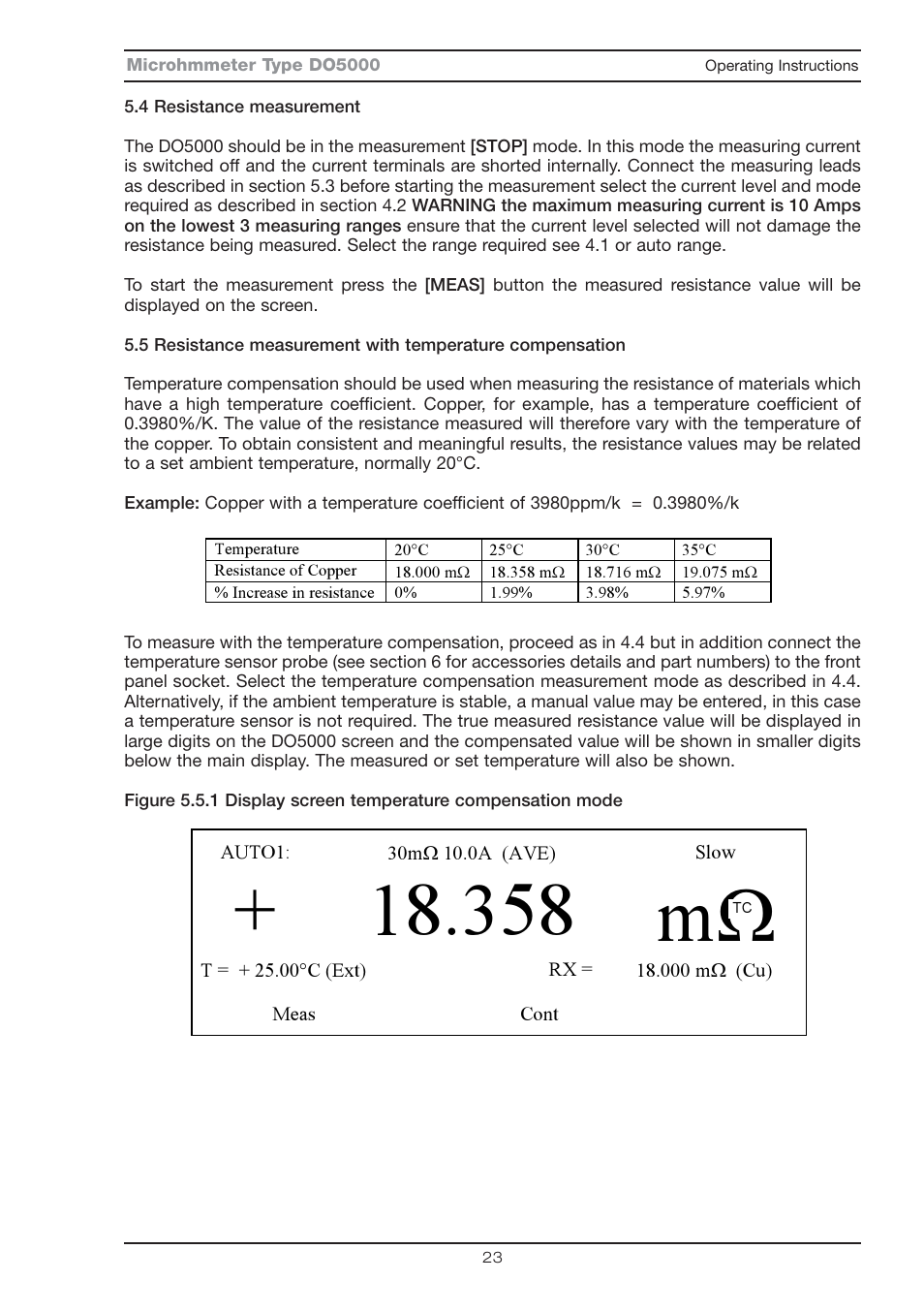 358 m | Seaward DO5000 Series User Manual | Page 28 / 36