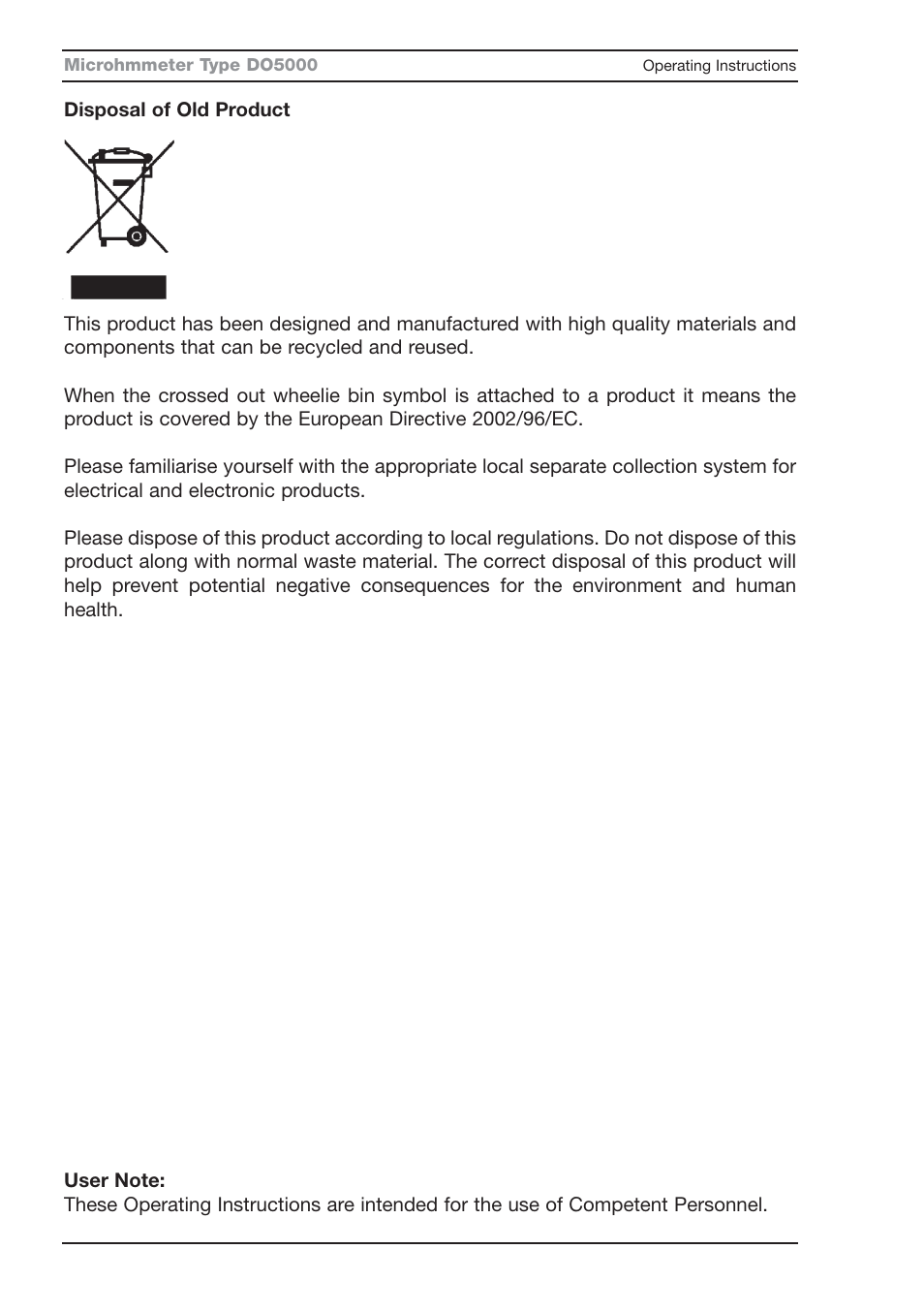 Seaward DO5000 Series User Manual | Page 3 / 36