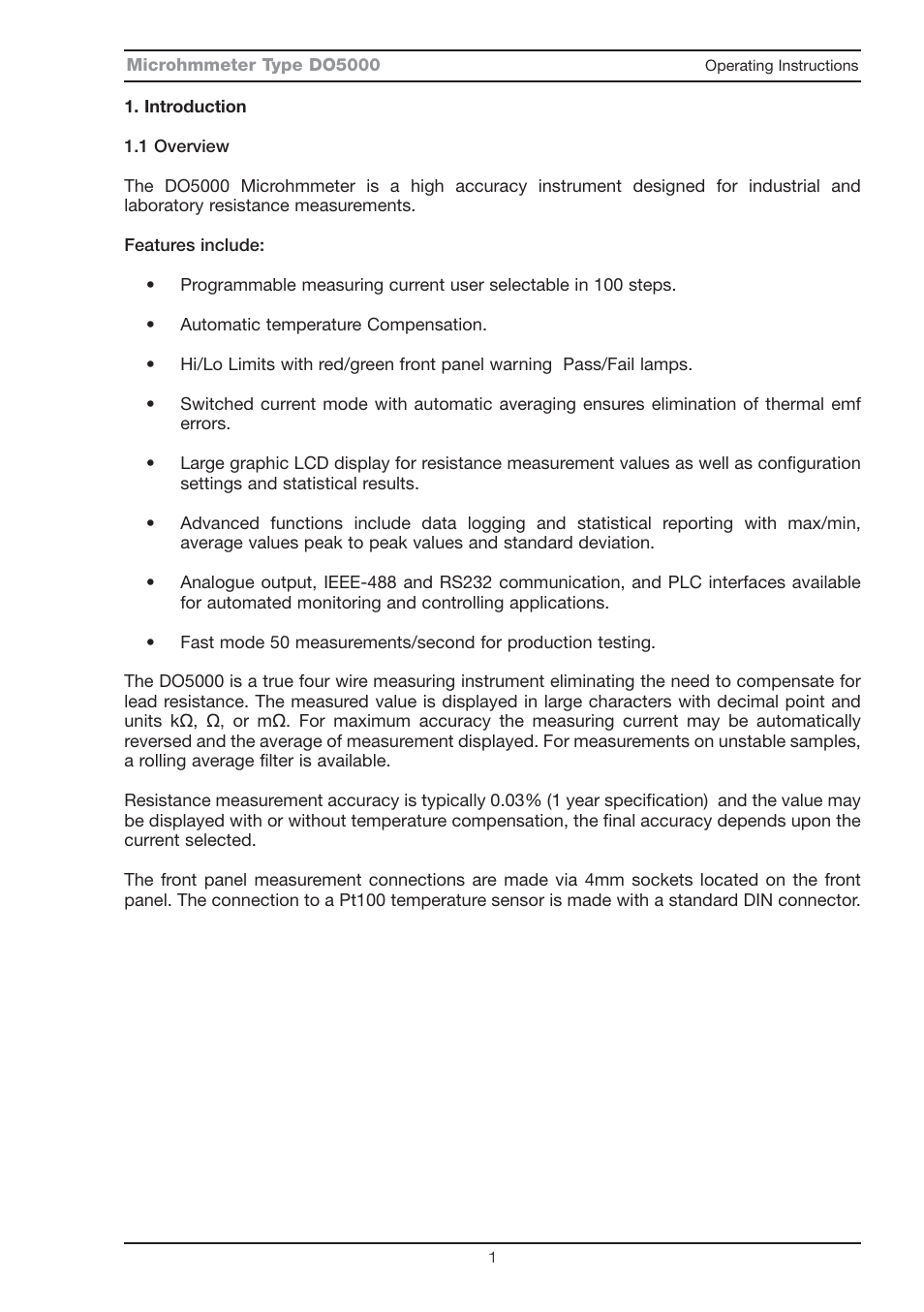 Seaward DO5000 Series User Manual | Page 6 / 36