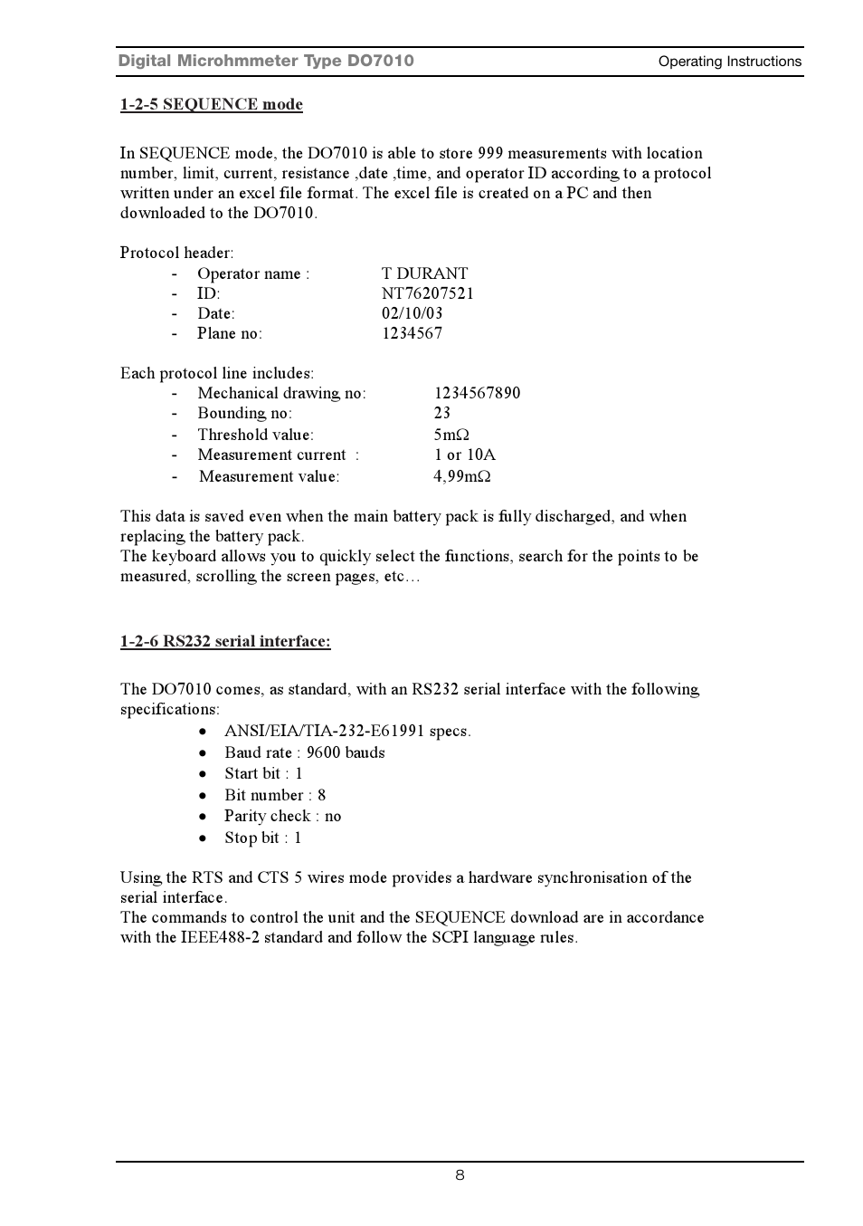 Seaward DO7010 User Manual | Page 10 / 44