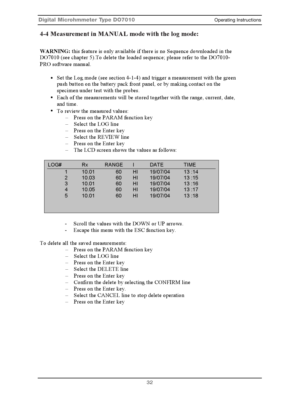 Seaward DO7010 User Manual | Page 34 / 44