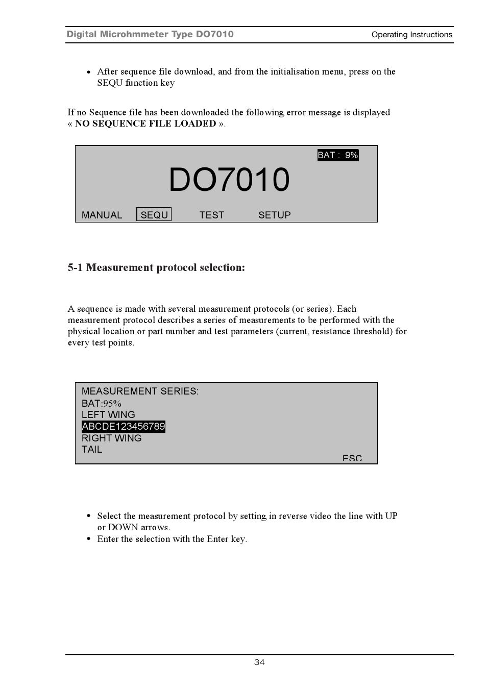 Do7010 | Seaward DO7010 User Manual | Page 36 / 44