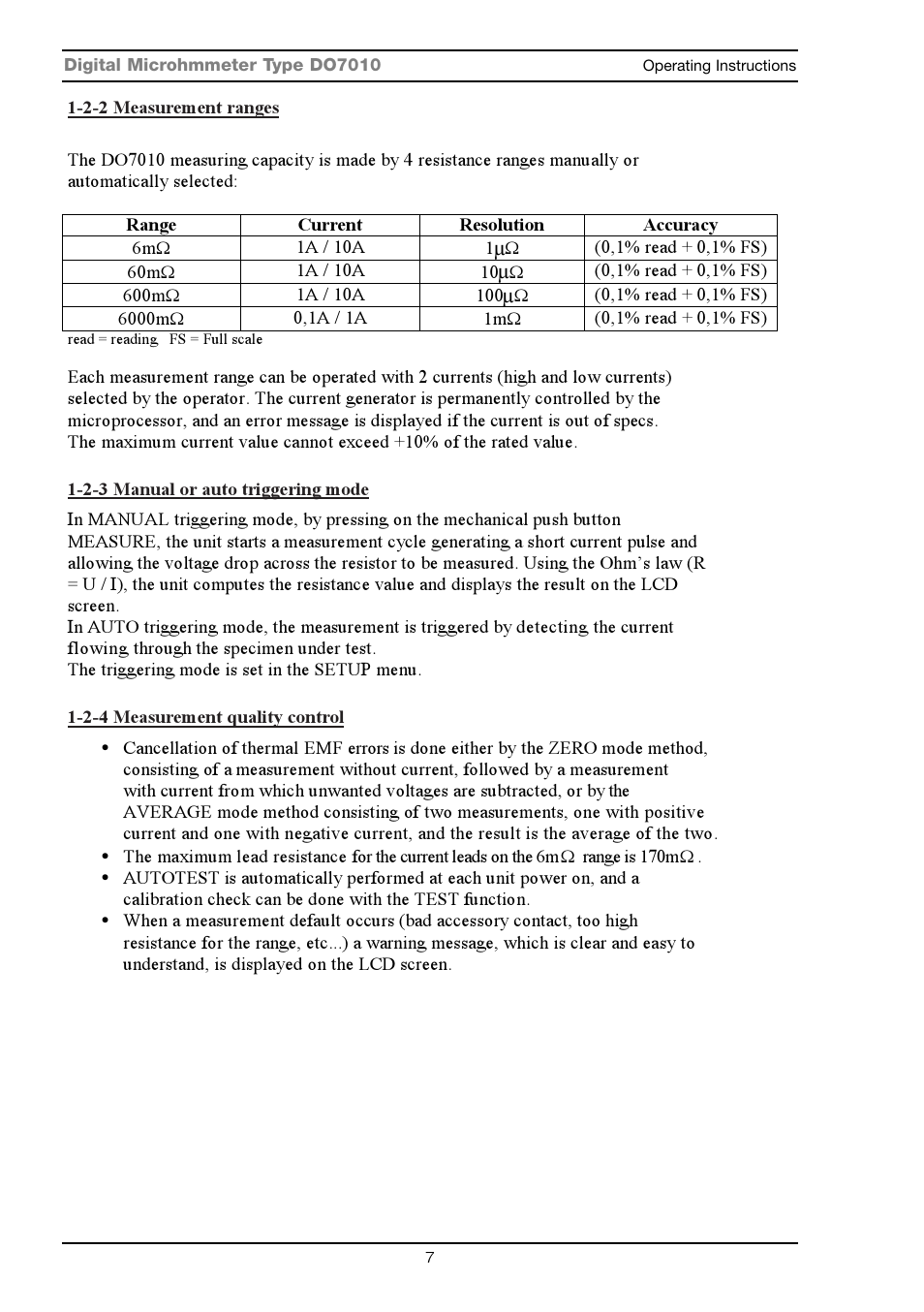 Seaward DO7010 User Manual | Page 9 / 44