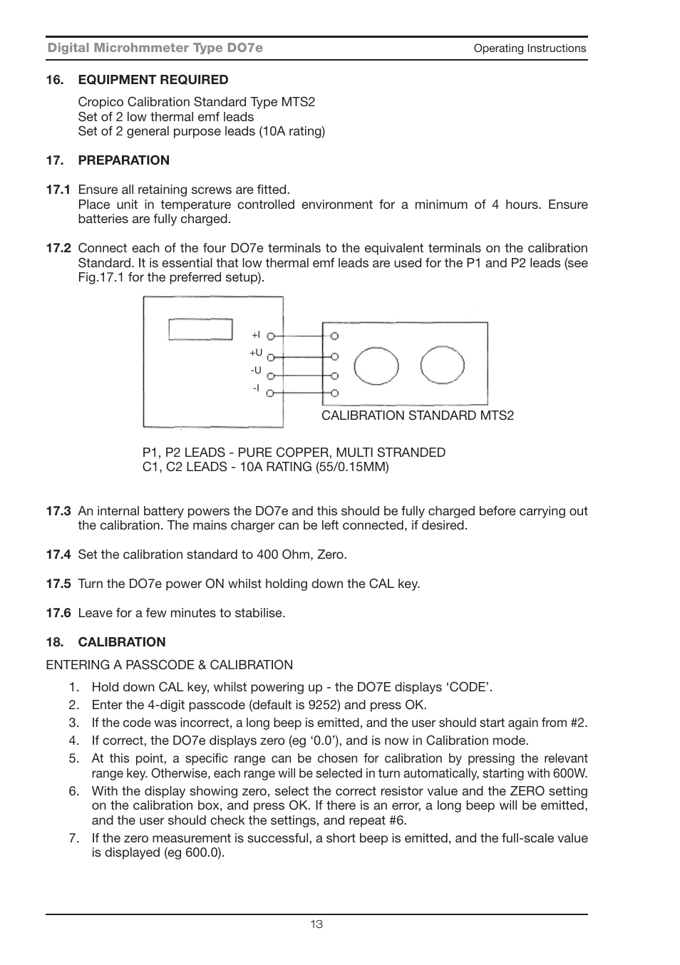 Seaward DO7e User Manual | Page 16 / 24