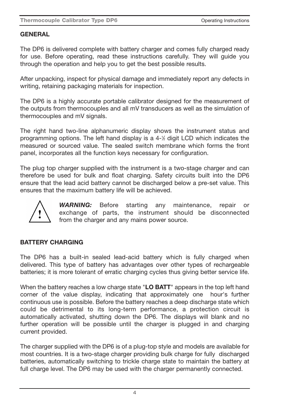 Seaward DP6 User Manual | Page 5 / 22