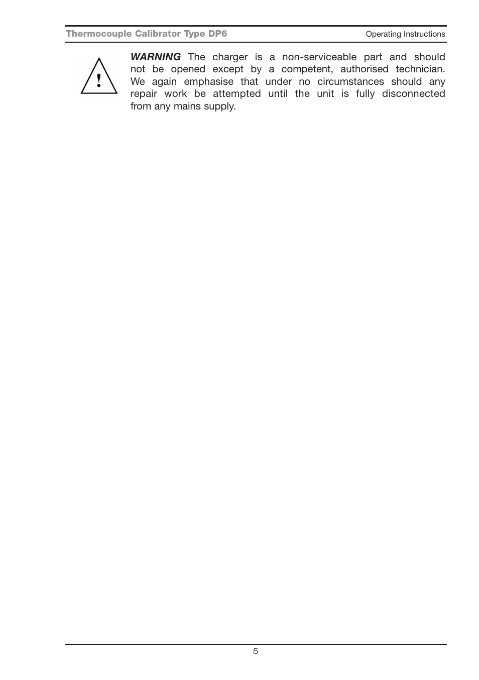Seaward DP6 User Manual | Page 6 / 22