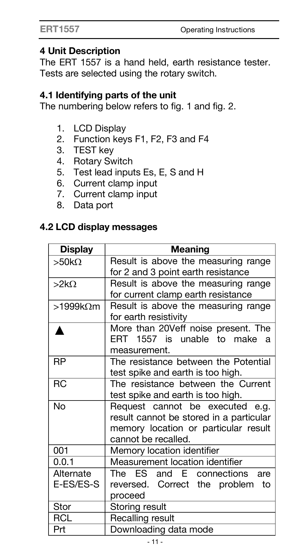 Seaward ARE 1557 User Manual | Page 11 / 31