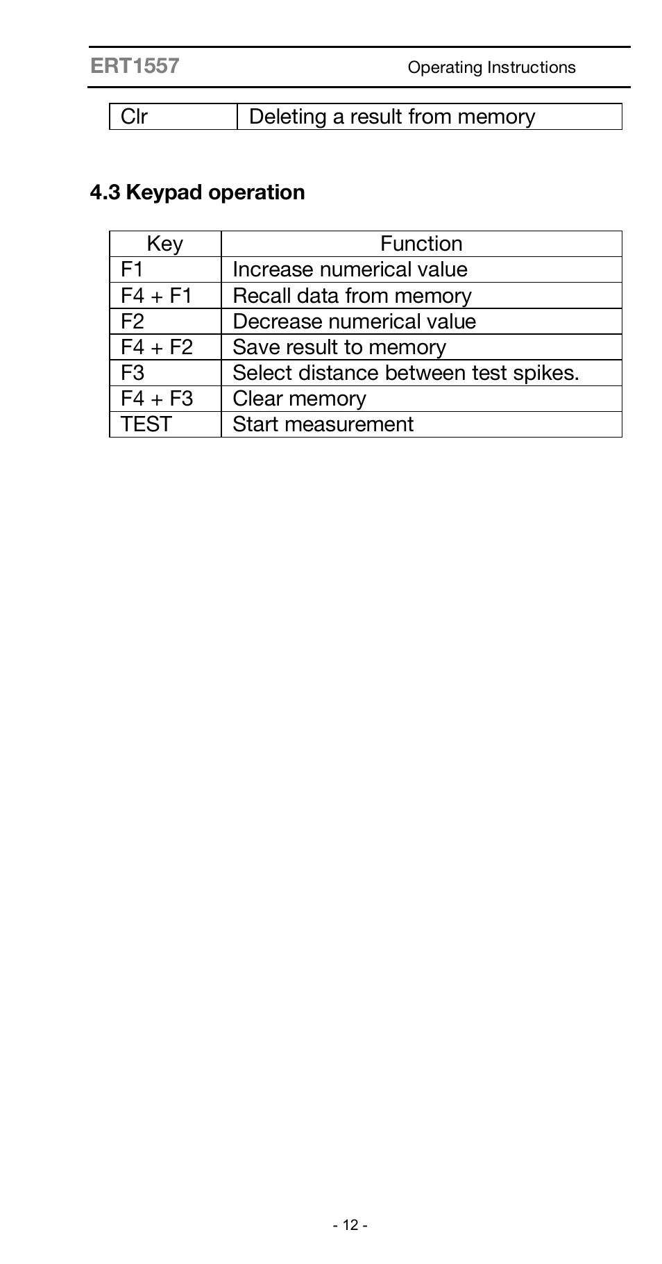 Seaward ARE 1557 User Manual | Page 12 / 31