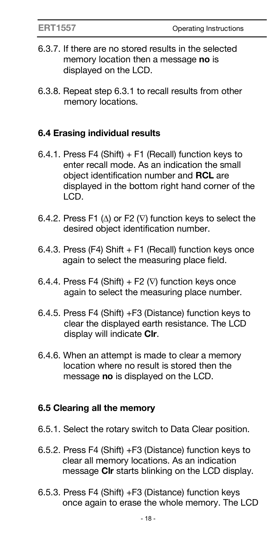 Seaward ARE 1557 User Manual | Page 18 / 31