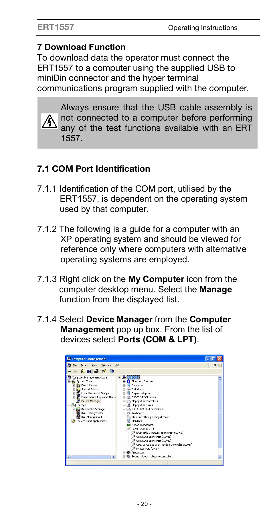 Seaward ARE 1557 User Manual | Page 20 / 31