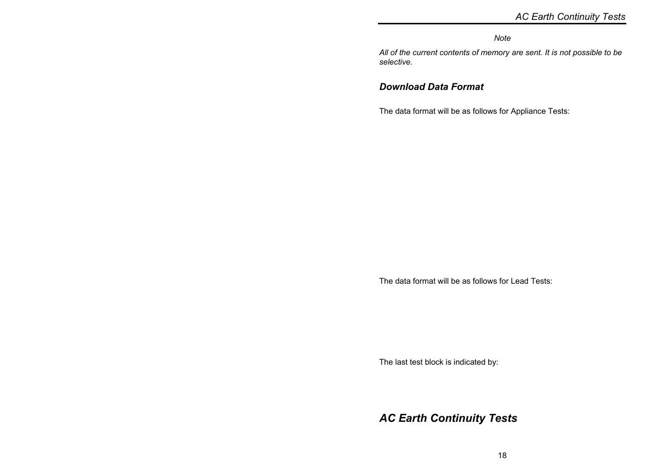 Ac earth continuity tests | Seaward Europa Pac Plus User Manual | Page 24 / 53