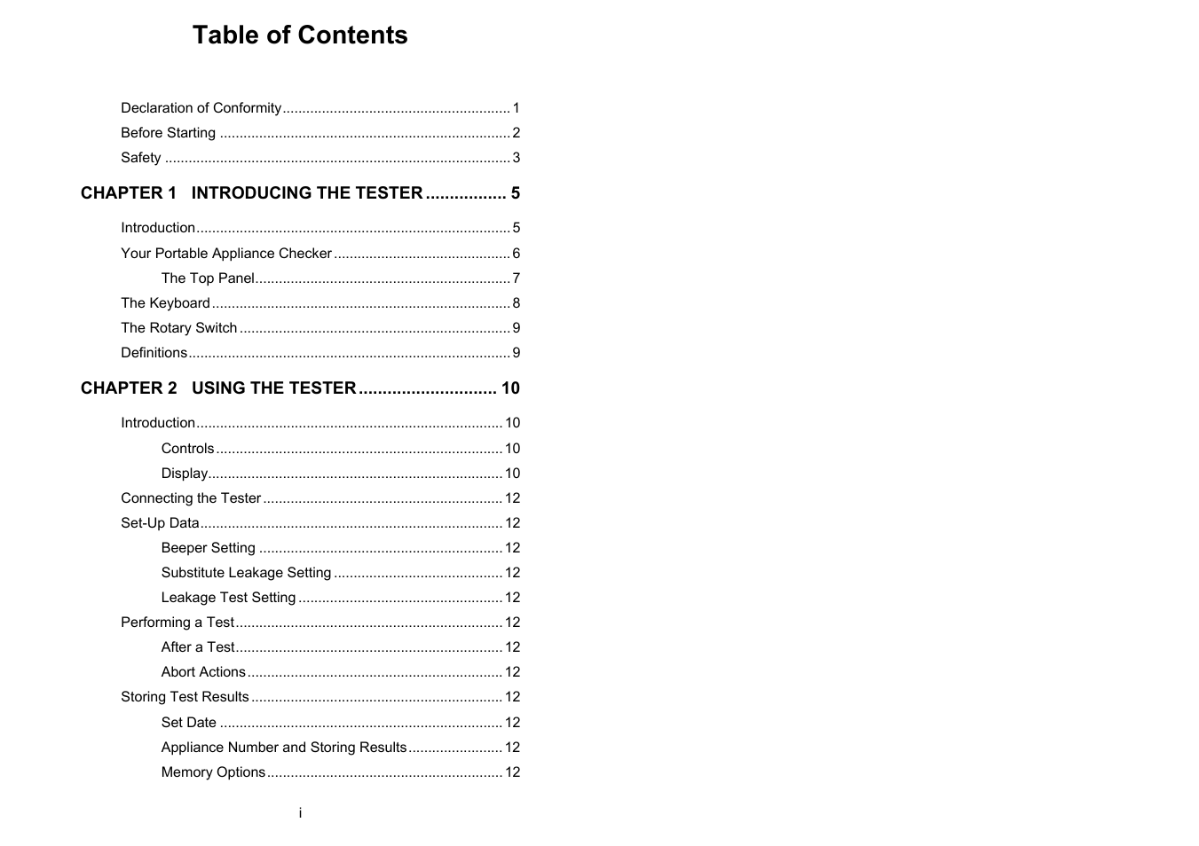 Seaward Europa Pac Plus User Manual | Page 3 / 53