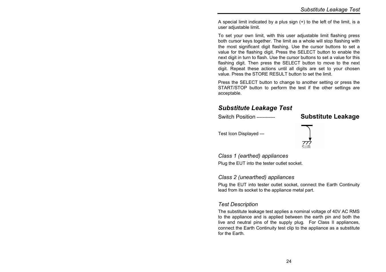 Seaward Europa Pac Plus User Manual | Page 30 / 53