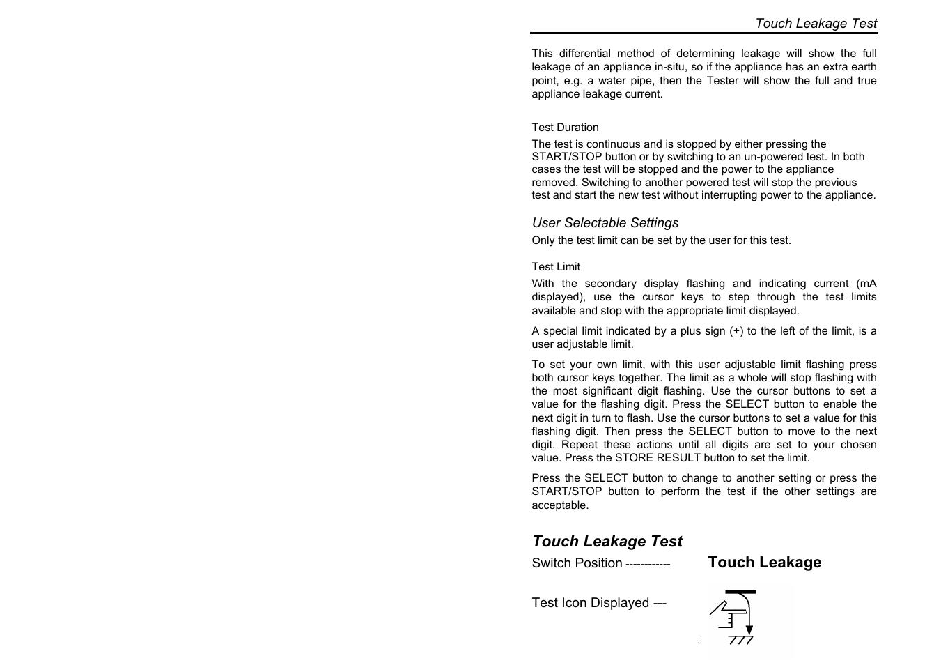 Seaward Europa Pac Plus User Manual | Page 34 / 53