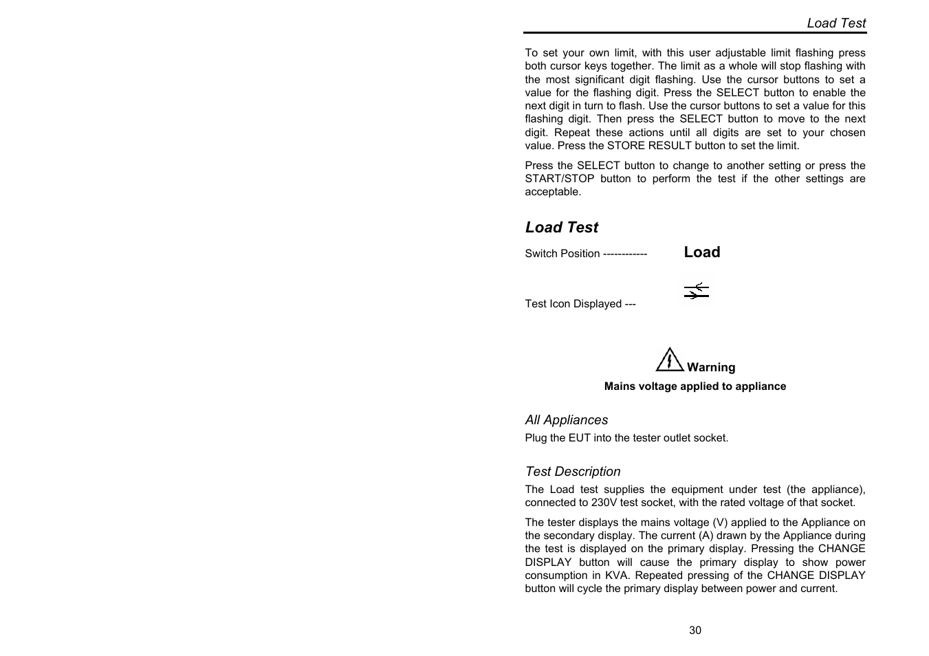 Seaward Europa Pac Plus User Manual | Page 36 / 53