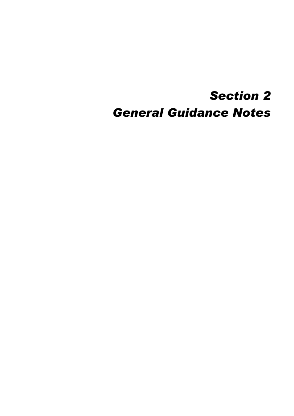 Section 2, General guidance notes | Seaward G2000 User Manual | Page 11 / 44
