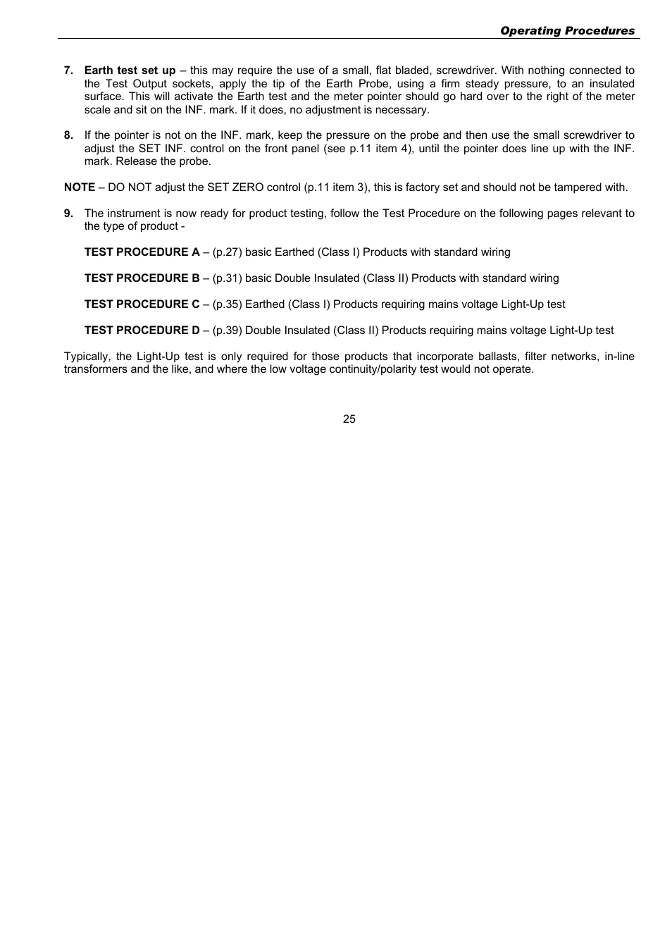 Seaward G2000 User Manual | Page 27 / 44