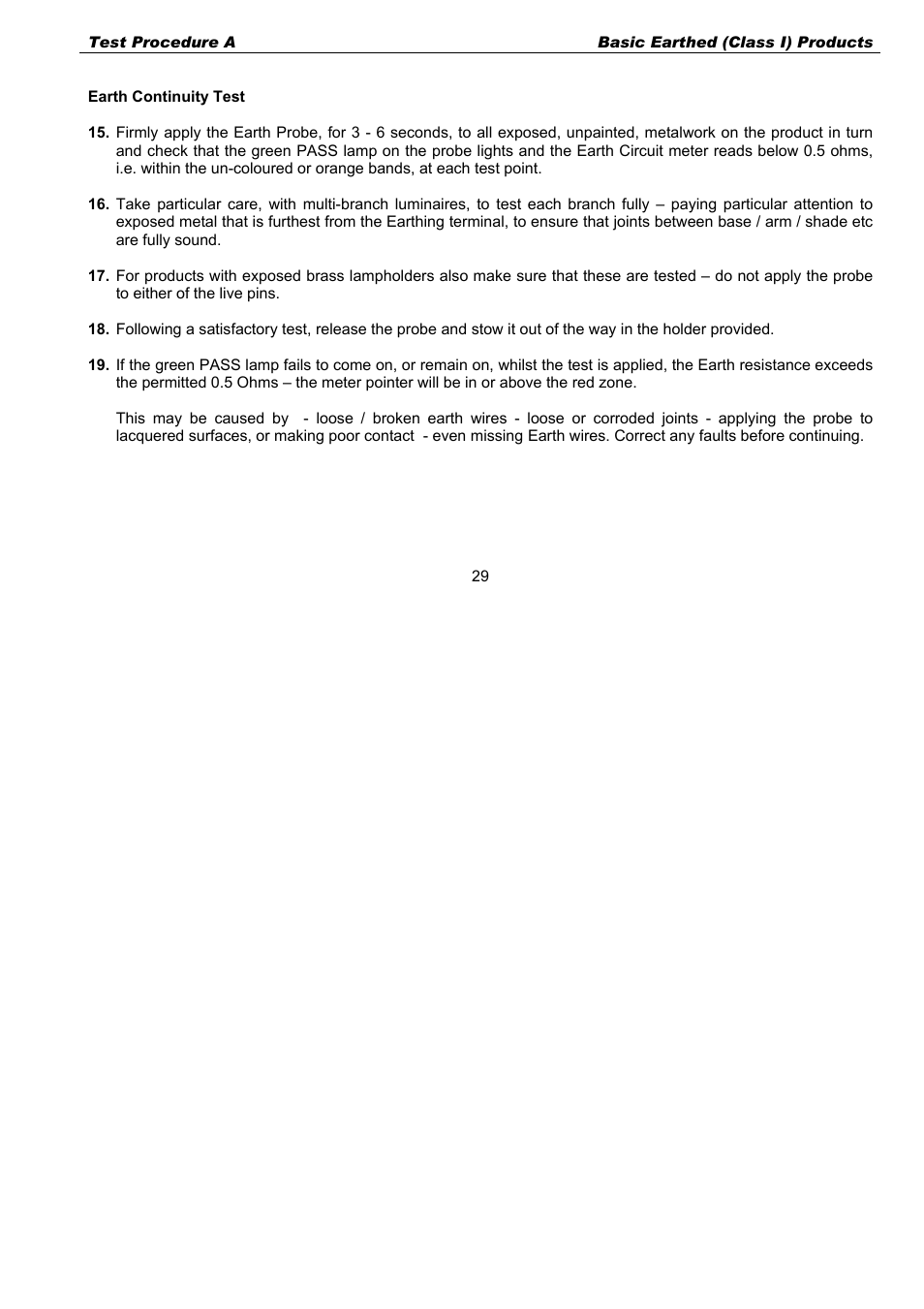 Seaward G2000 User Manual | Page 31 / 44