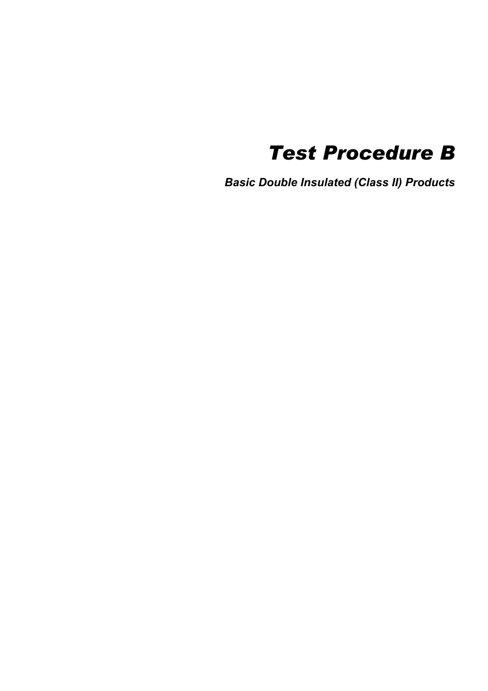 Test procedure b | Seaward G2000 User Manual | Page 33 / 44