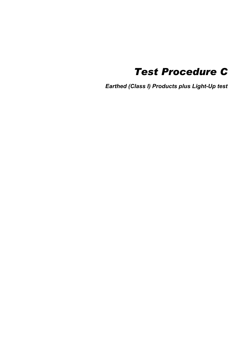 Test procedure c | Seaward G2000 User Manual | Page 37 / 44