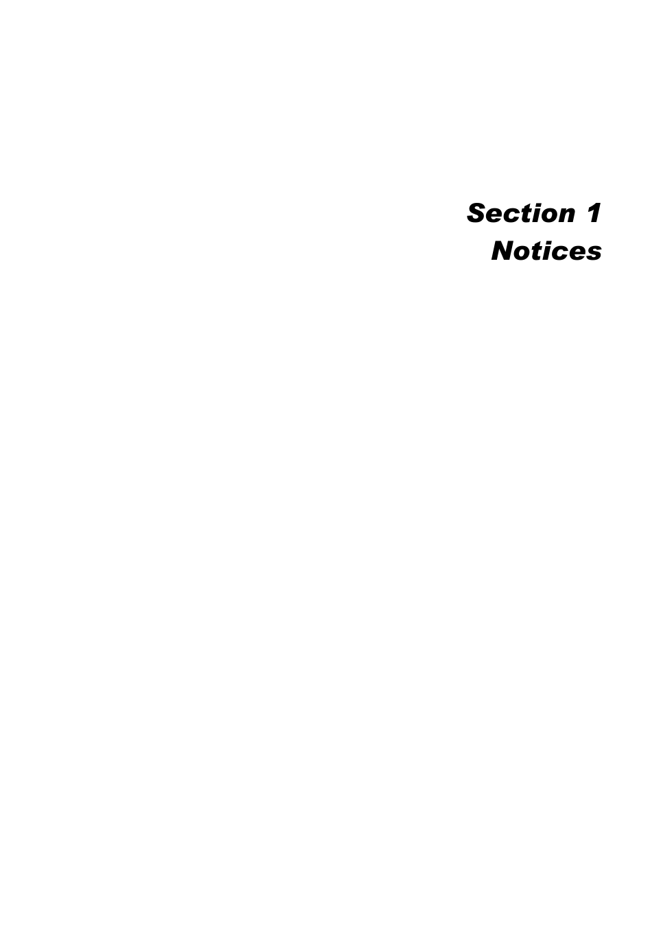 Section 1, Notices | Seaward G2000 User Manual | Page 7 / 44