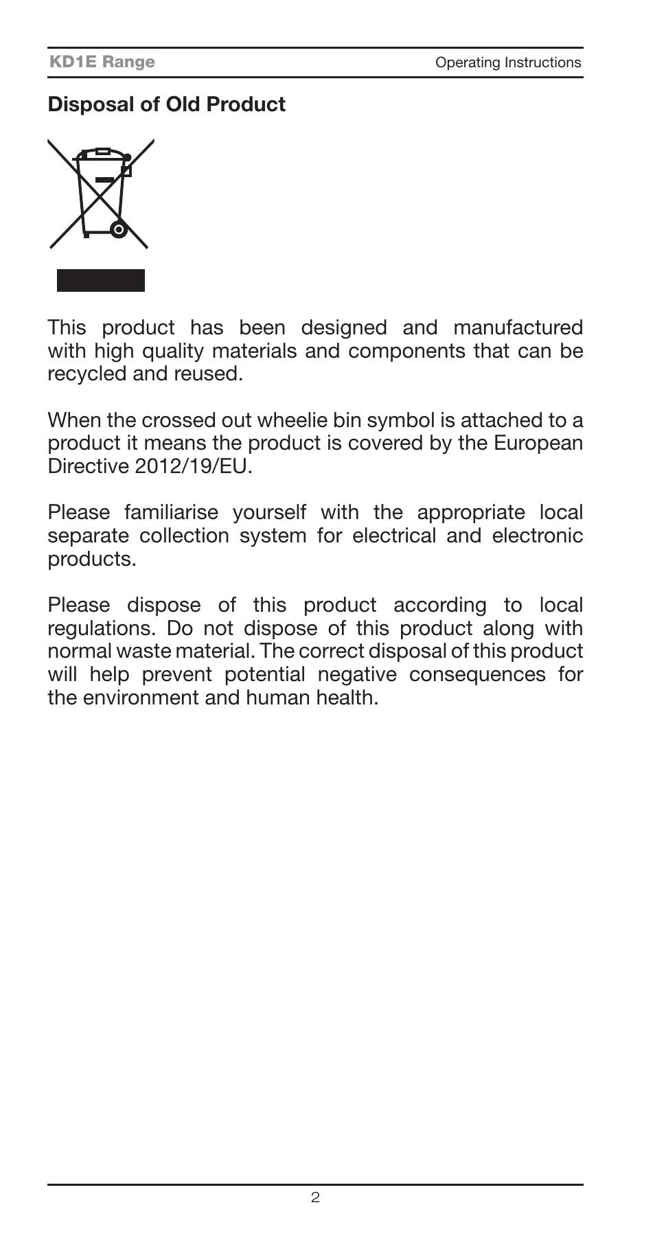 Seaward KD1E User Manual | Page 4 / 22