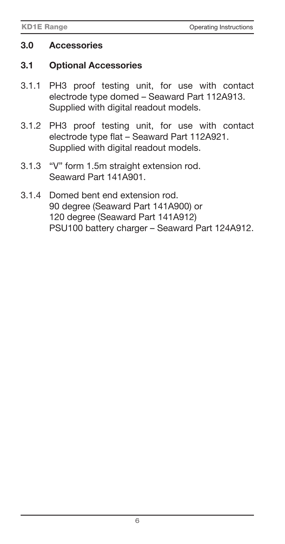 Seaward KD1E User Manual | Page 8 / 22