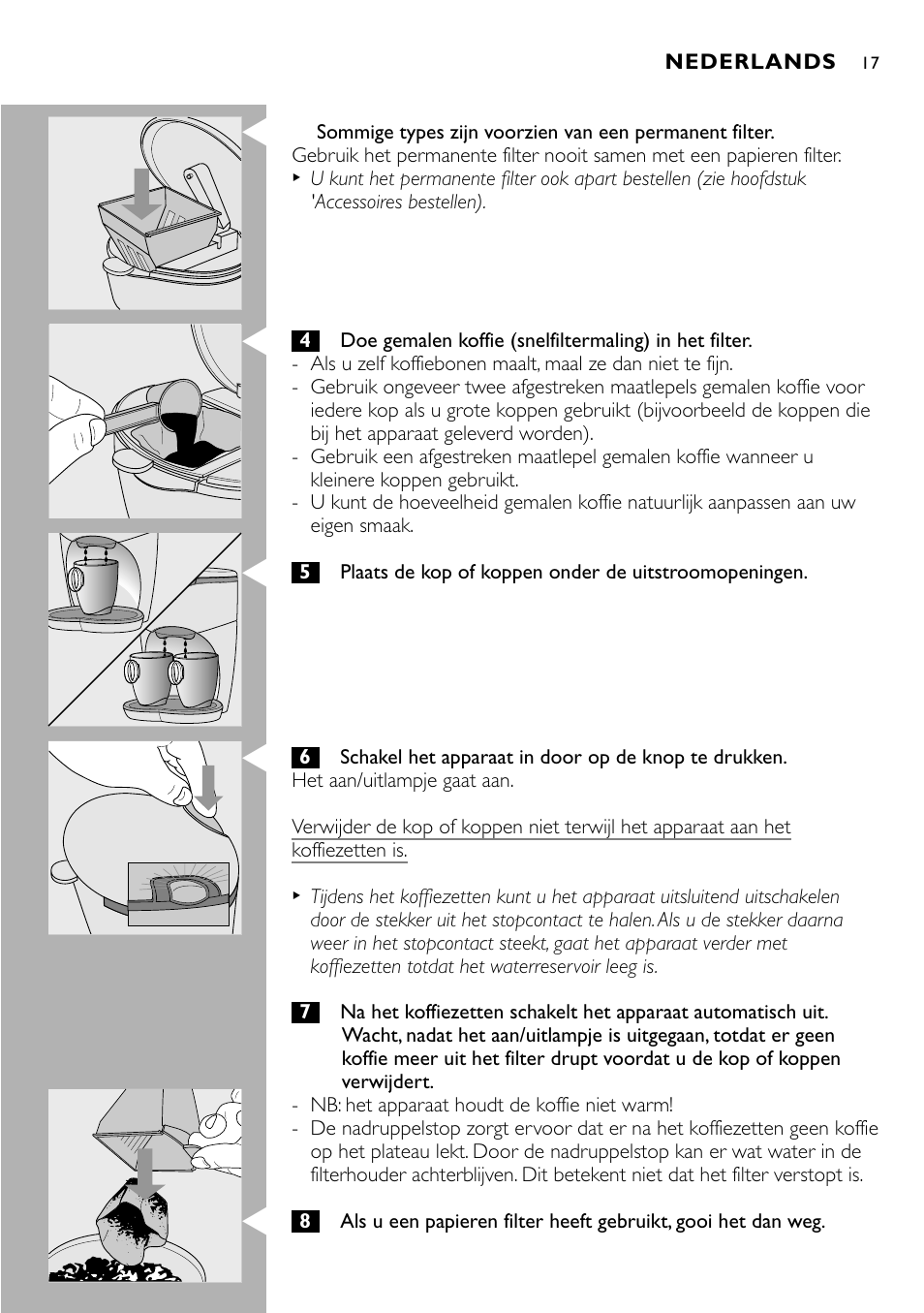 Cucina Pro HD7140 User Manual | Page 17 / 52