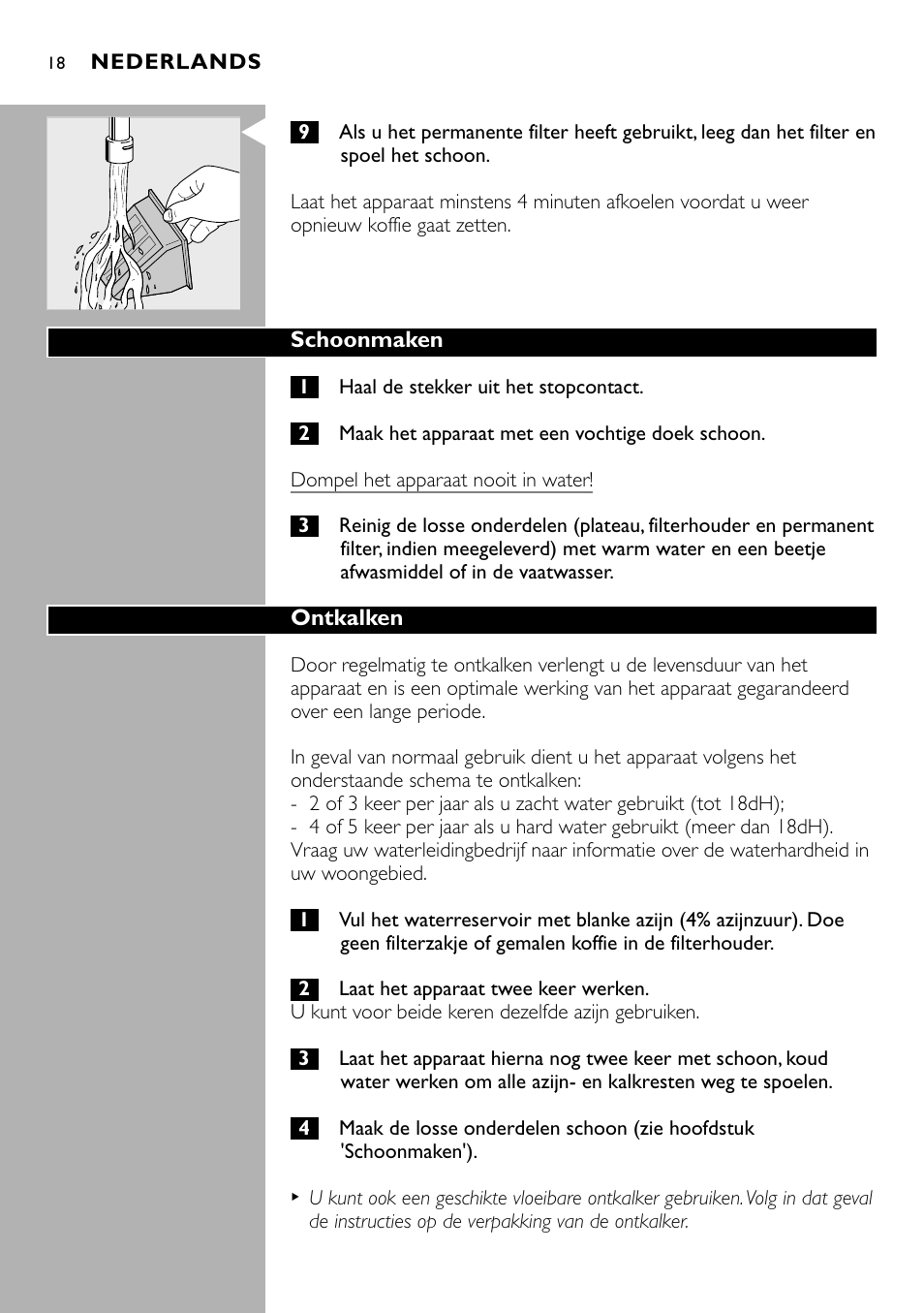 Cucina Pro HD7140 User Manual | Page 18 / 52
