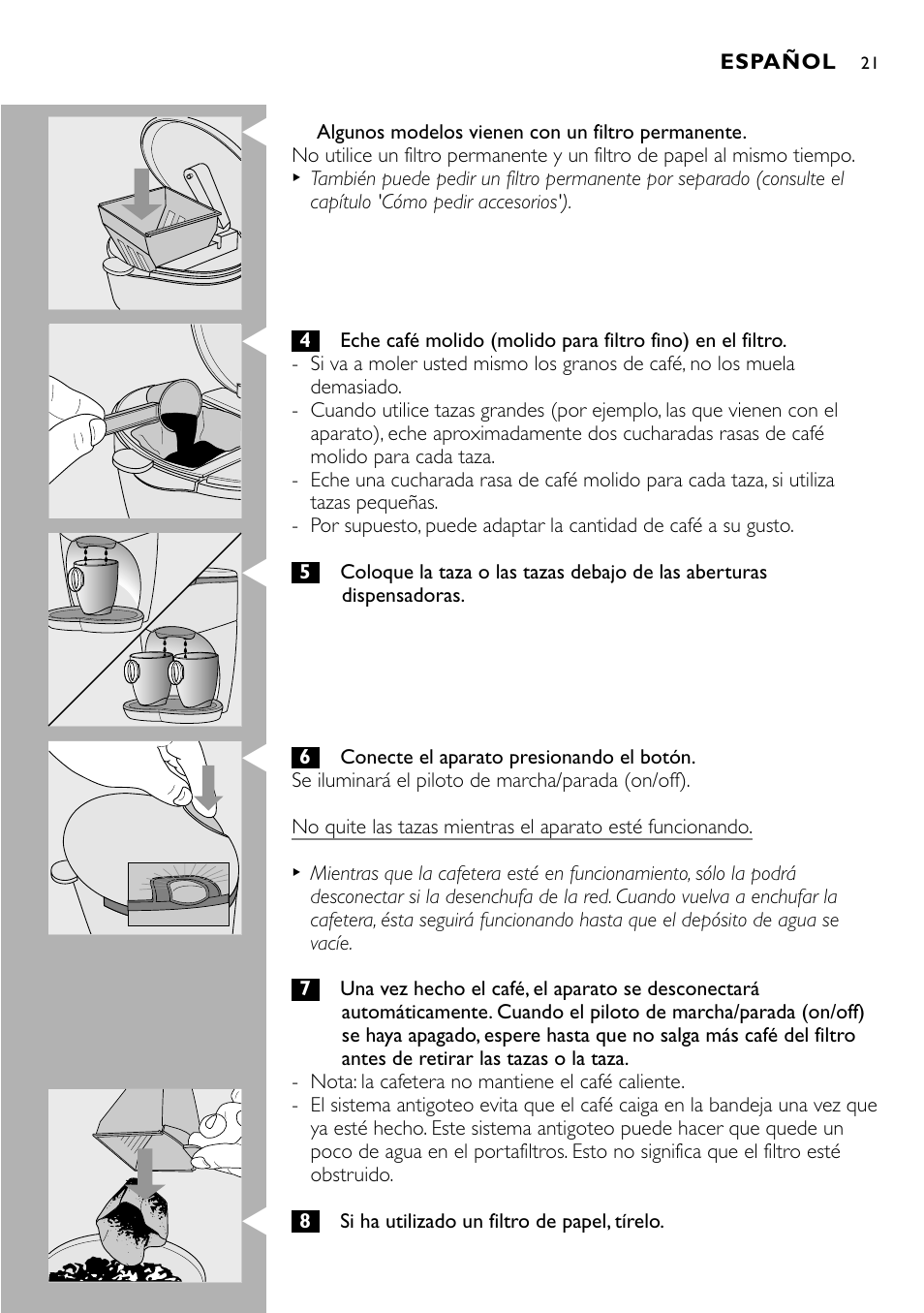 Cucina Pro HD7140 User Manual | Page 21 / 52