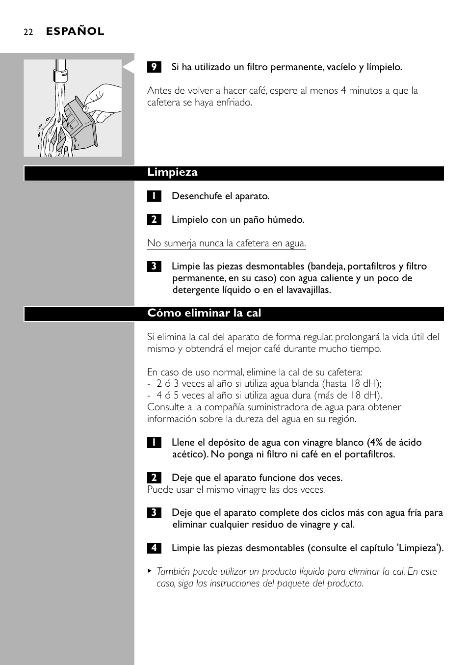 Cucina Pro HD7140 User Manual | Page 22 / 52