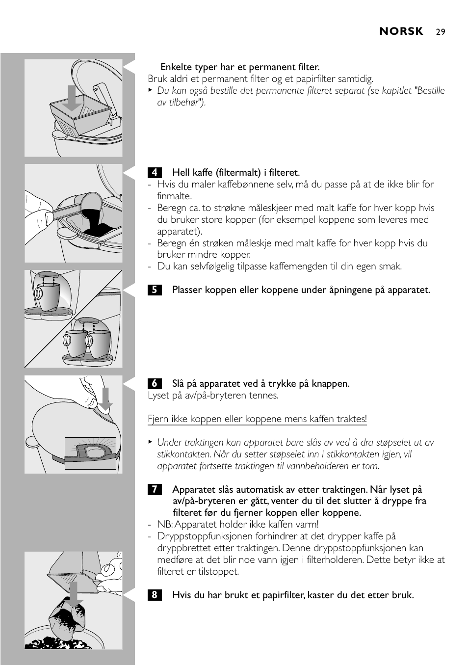 Cucina Pro HD7140 User Manual | Page 29 / 52